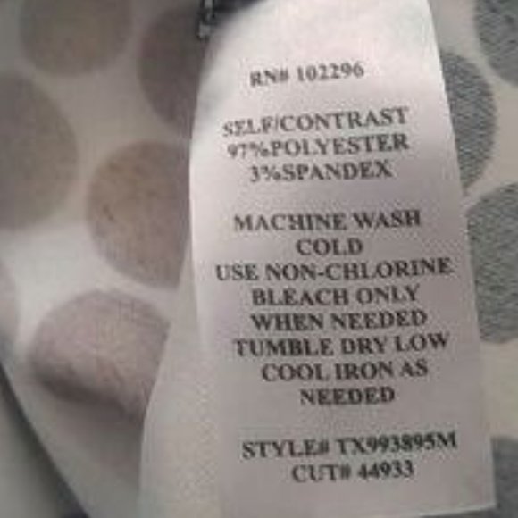 Connected Apparel Polyester Spandex Abstract Sheath Center Zip Sleeveless Dress - Picture 3 of 5